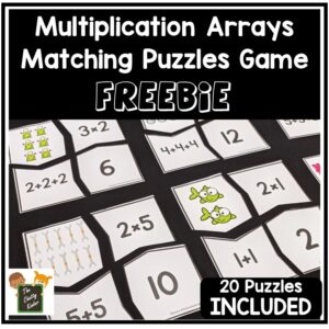 Multiplication Arrays: Printable Puzzle Games | The Chatty Kinder