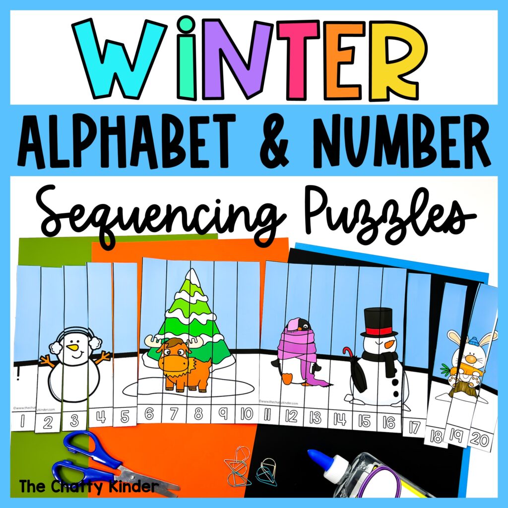 Winter Themed Math & Literacy Centers BUNDLE | Sequencing Picture ...