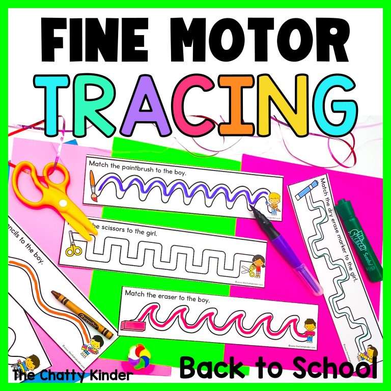 Fine Motor Tracing Activity