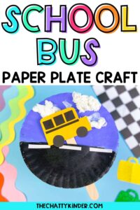 Paper Plate School Bus Craft for Kids - Back to School Craft - The ...
