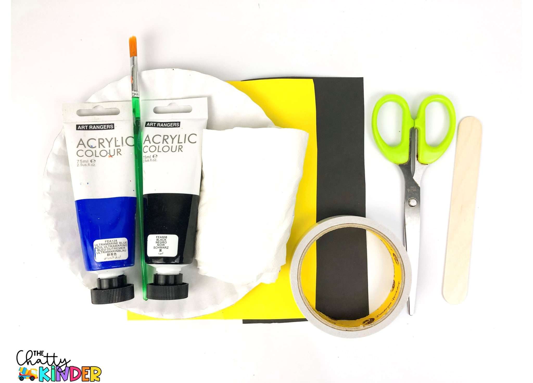 Paper plate school bus craft for kids back to school craft the