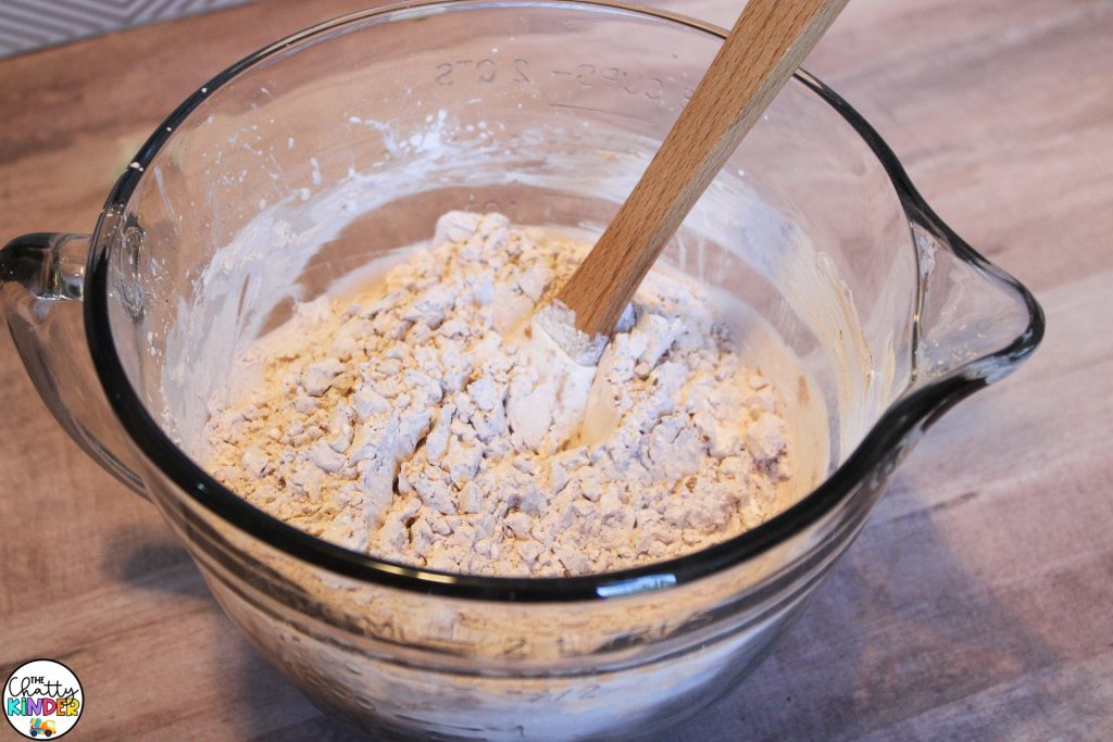oobleck mixed in bowl